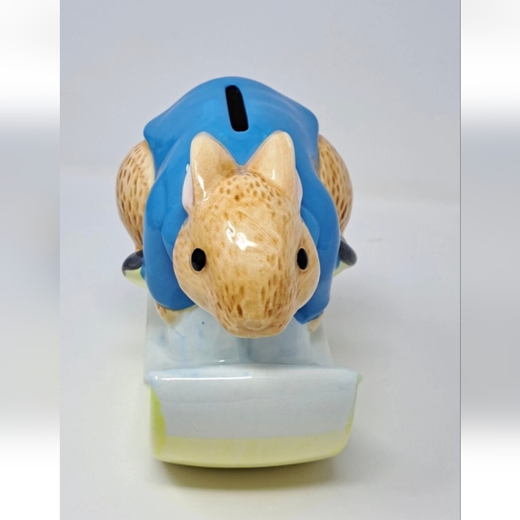 Gund Peter Rabbit Ceramic Rocking Bank - NIB - Picture 2 of 7